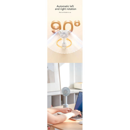 Портативный мини вентилятор WT-F69 White  - 2000 mAh