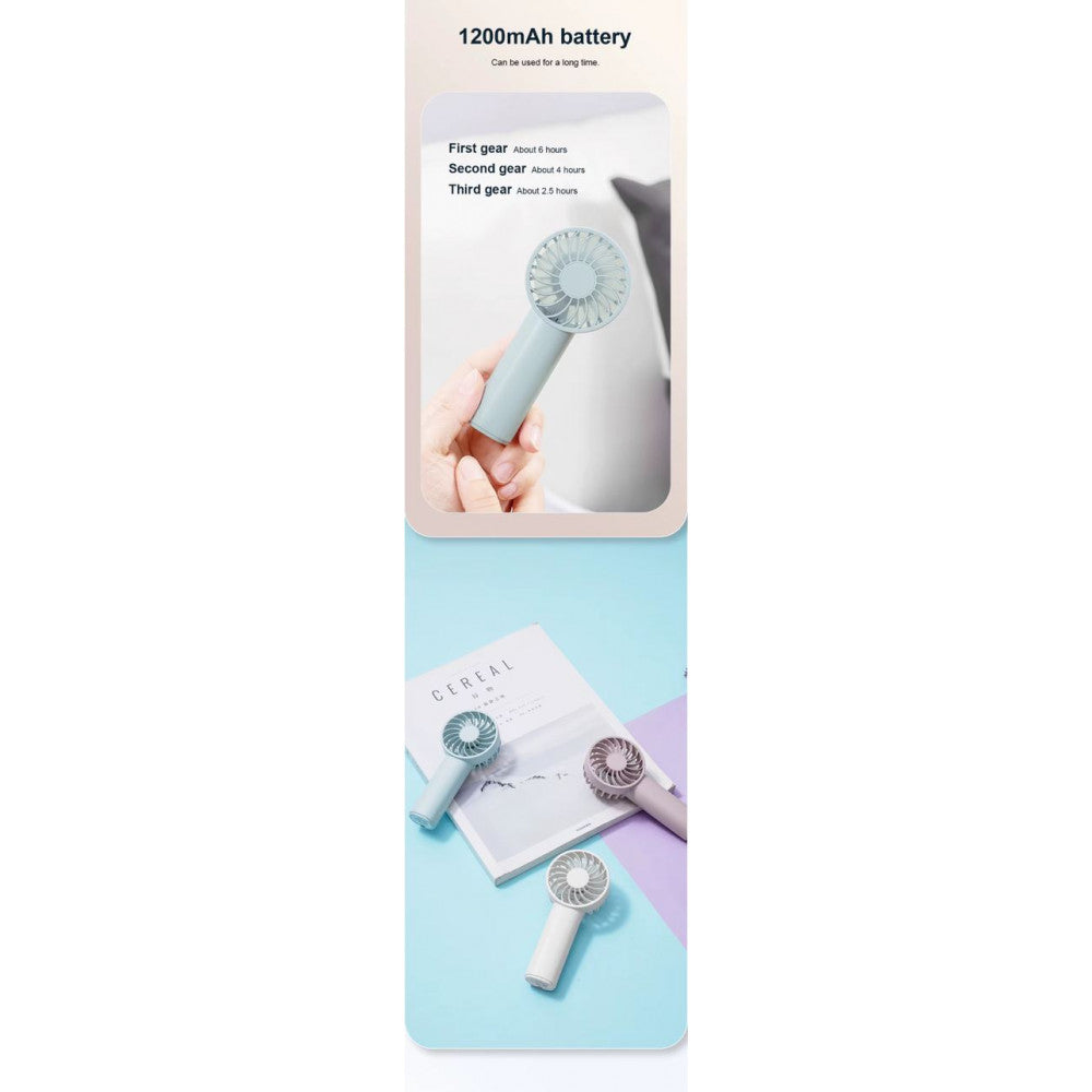 Портативный мини вентилятор T26 - 1200 mAh