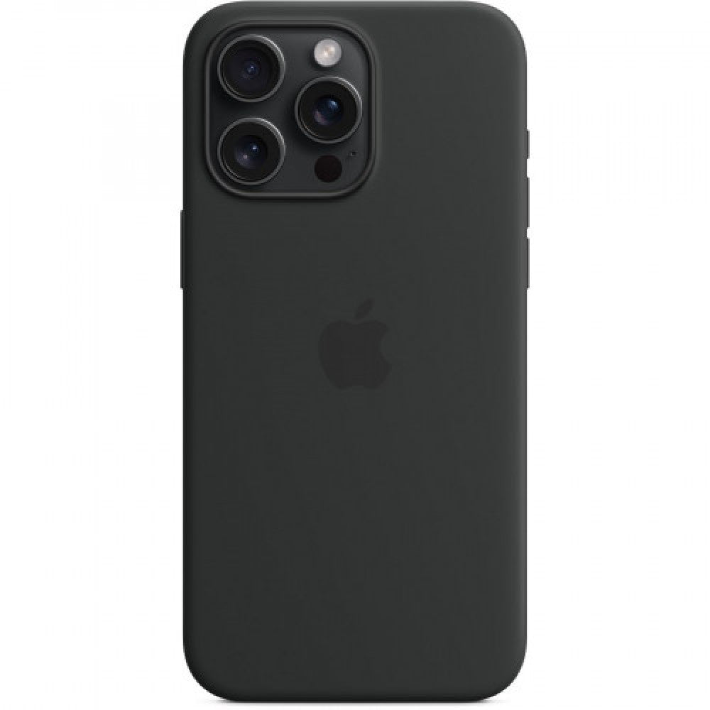 Silicone Case With Magsafe iPhone 15 Pro Max — Black