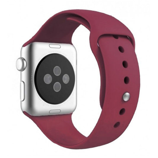 Ремінець Sport Band Apple Watch 42 mm 44 mm 45 mm 49 mm — Marsala (52)