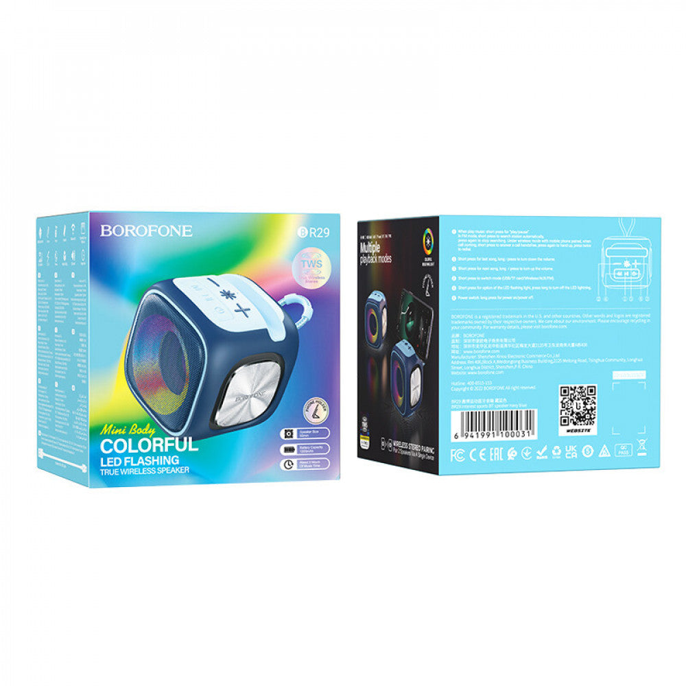 Портативна колонка BR29 Interest sports — Black