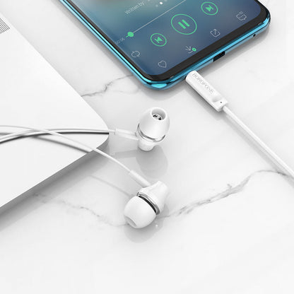 Навушники з мікрофоном 3.5mm Borofone BM74 Singer - Black