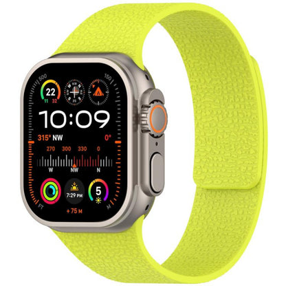 Ремінець Magic Silicon — Apple Watch 42 mm | 44 mm | 45 mm | 49 mm — Fluorescent Green