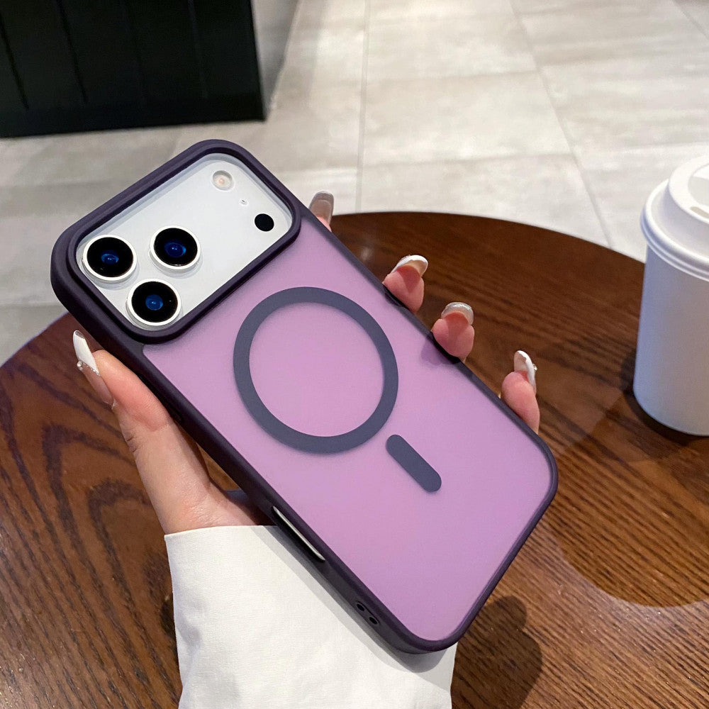 Накладка Чехлы Smoky Case with MagSafe — iPhone 15 Pro Max — Pale Cyan