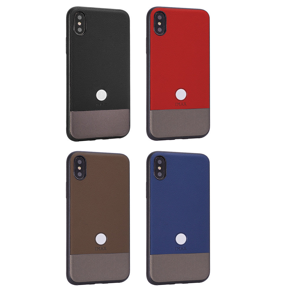 Накладка Чохли iMax Leather Back Cover Samsung S8(G950) - Black