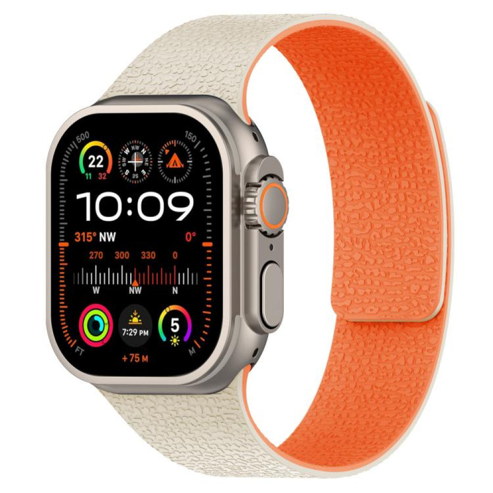Ремінець Magic Silicon Apple Watch 38 mm 40 mm 41 mm — Starlight&Orange