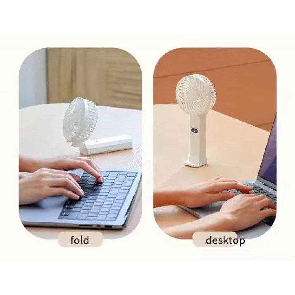 Портативный мини вентилятор RD10 - 4000 mAh — Grey