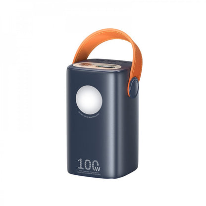 Power Bank 60000 mAh — Remax RPP-100 100W+22.5W with light Fast charging  — Blue