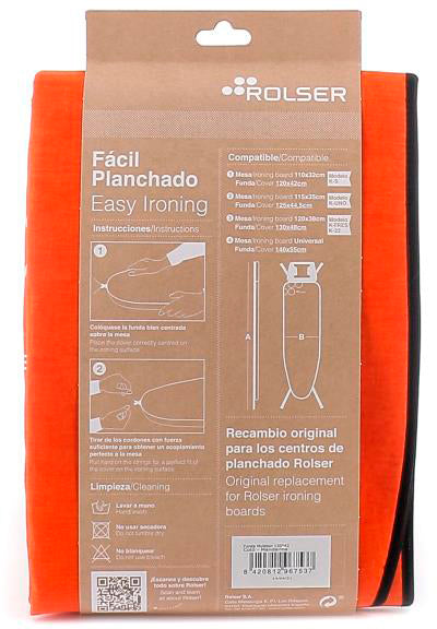 Чехол для гладильной доски Rolser Muleton Mandarina 140 x 55 см (FUR004-2089)