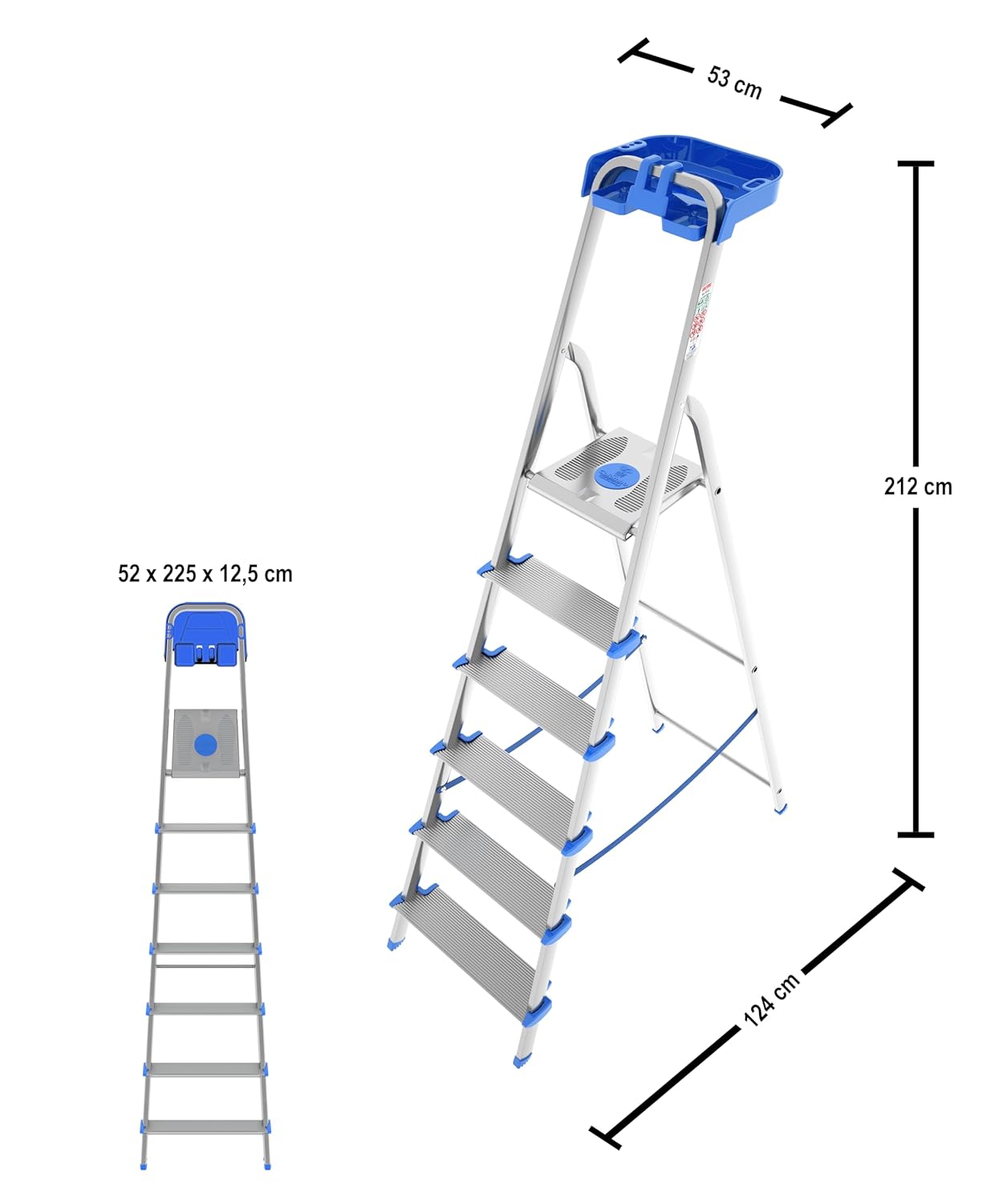 Лестница Colombo Atlantica 7 щаблів (S112A07P)