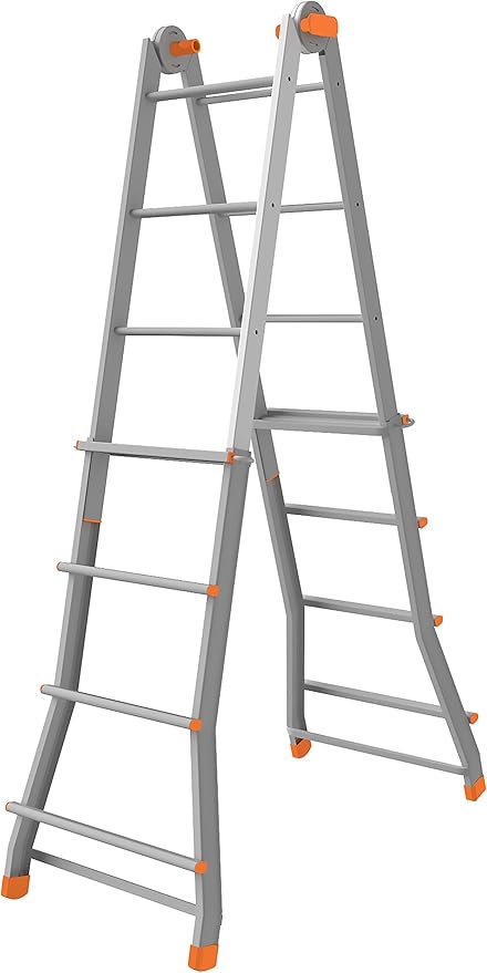 Лестниця телескопічна Colombo Pratic 4+4 Steel (PRATIC4+4ACC)