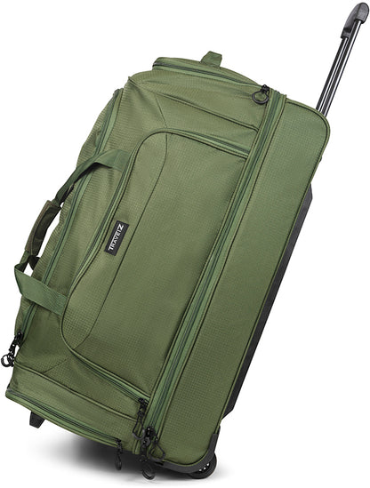 Сумка дорожня на колесах TravelZ Wheelbag Doubleloader green 96L (603099)