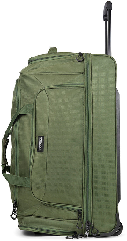 Сумка дорожня на колесах TravelZ Wheelbag Doubleloader green 96L (603099)