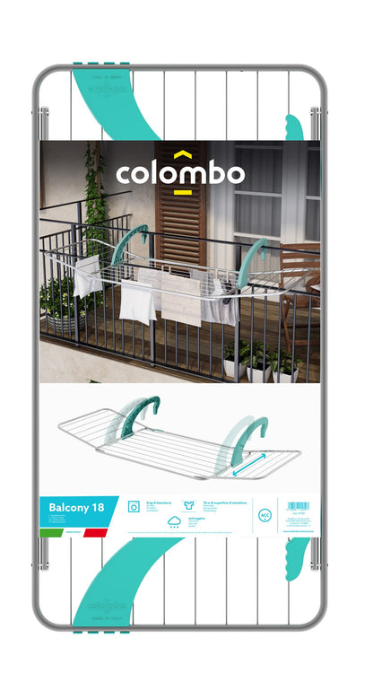 Сушарка для білизни навісна Colombo Balcony 18 (ST189)