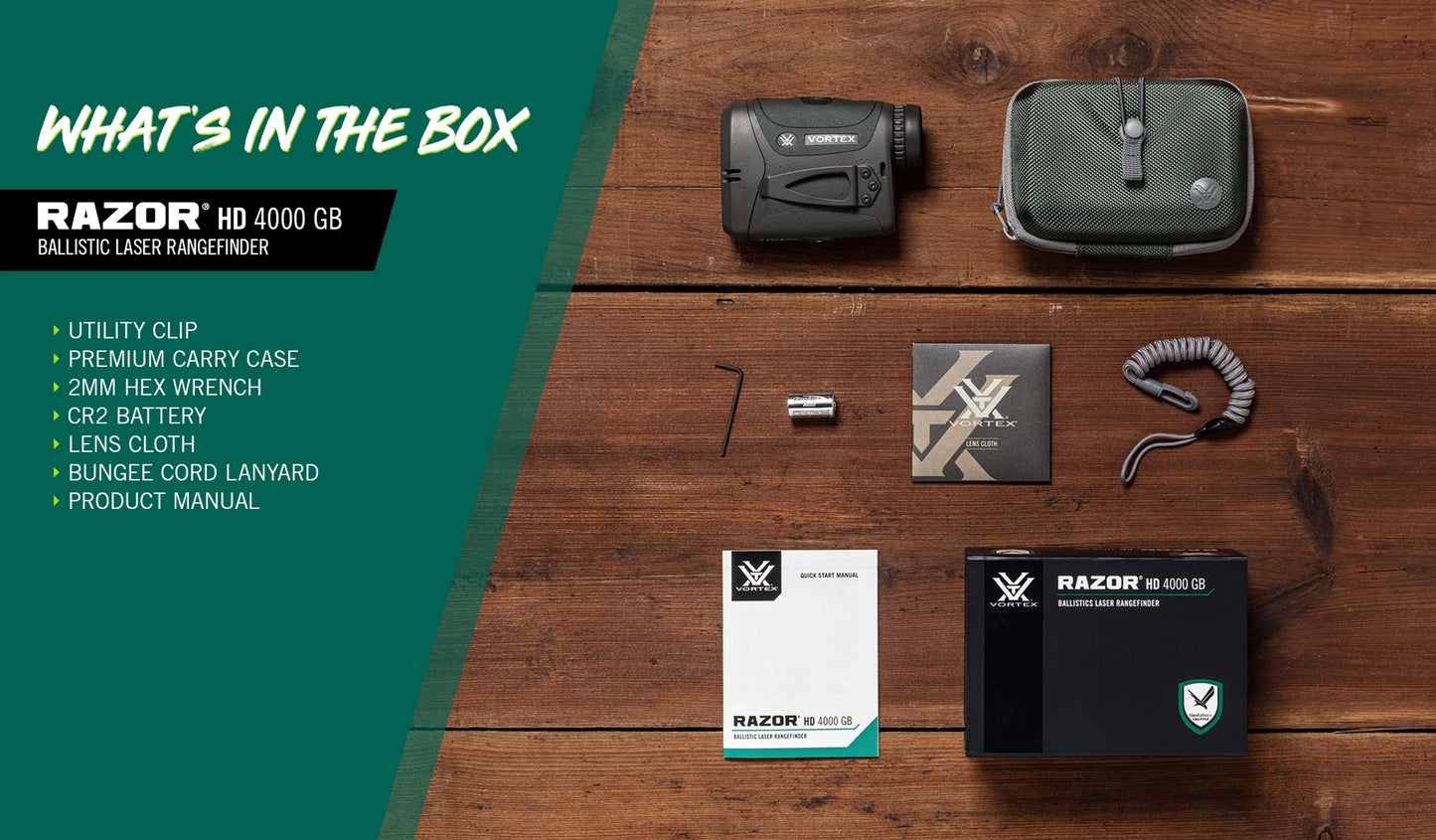 Далекомір Vortex Razor HD 4000 GeoBallistics (LRF-252-EU)