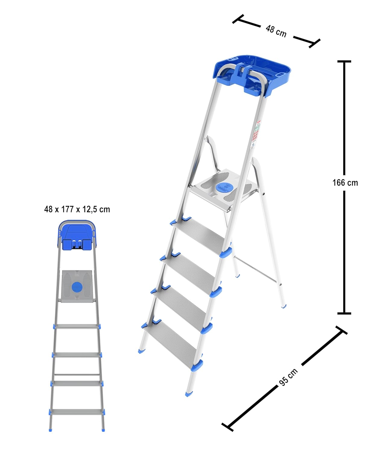 Лестница Colombo Atlantica 5 щаблів (S112A05P)