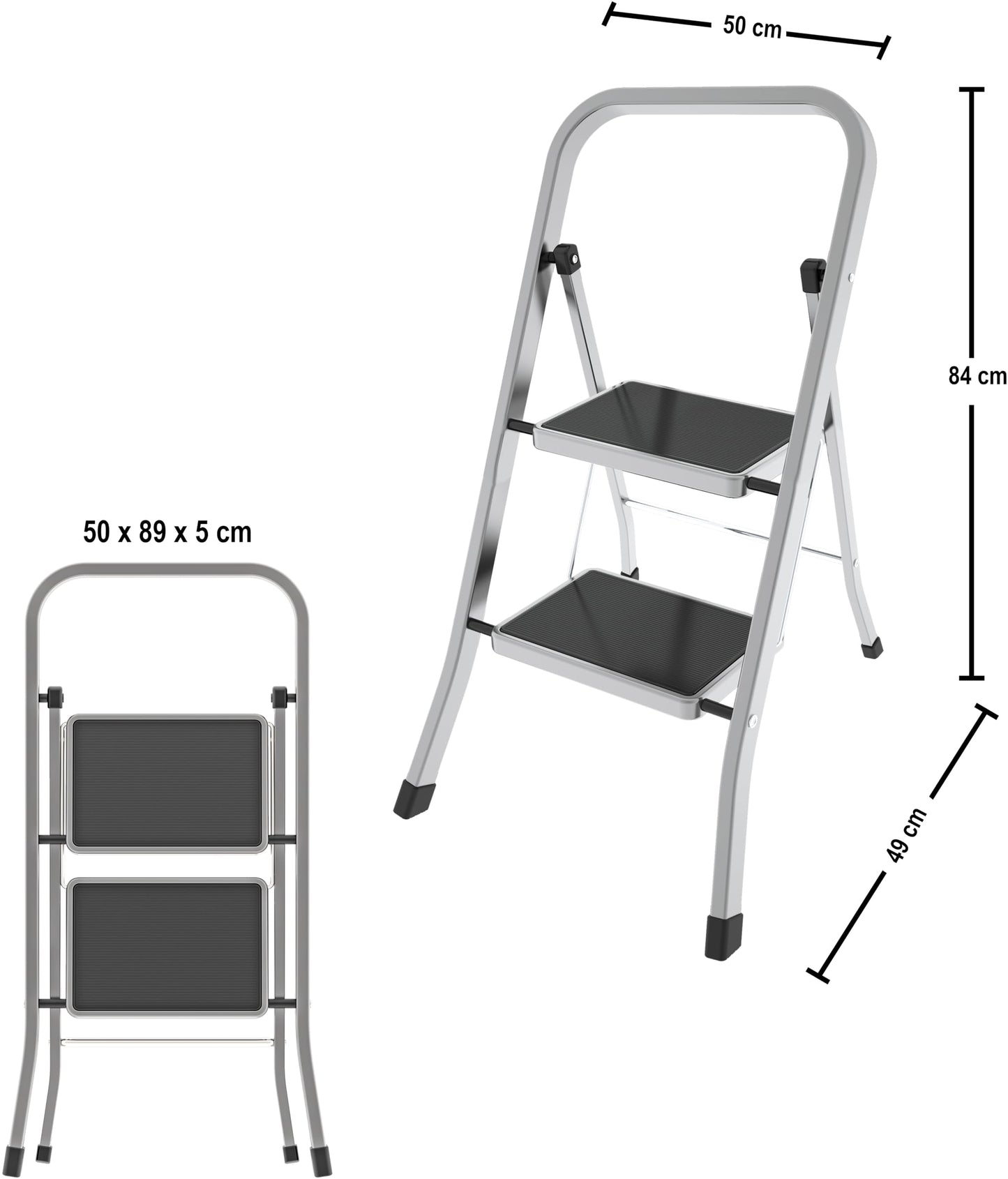 Драбина Colombo Factotum Alu 2 щаблі (G110AT2W)