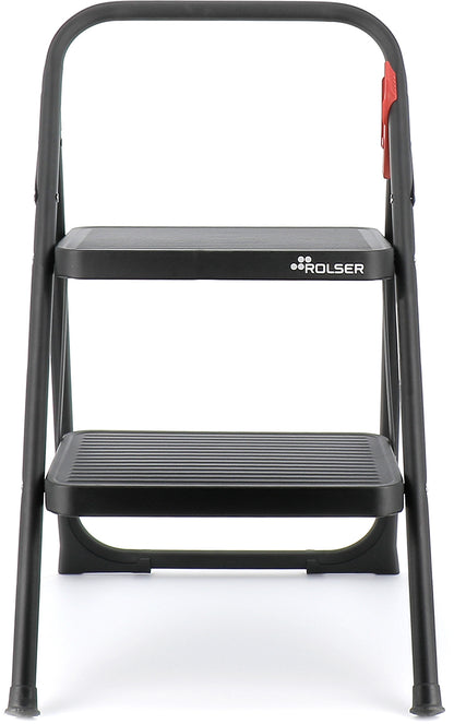 Лестница Rolser Taburete M/10 UNE 2 щаблі Negro (MET003-1023)