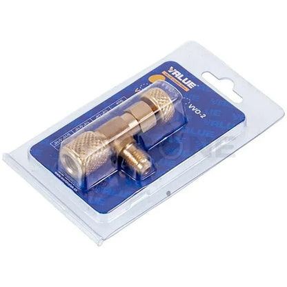 Кран для заправки кондиціонерів VALUE VVO-1 (1/4"-1/4" SAE)
