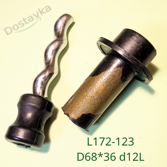 Шнек для погружного насоса серии Omnigena/ Euroaqua EVJ -0,75 (L172-123 D68*36 d12L)