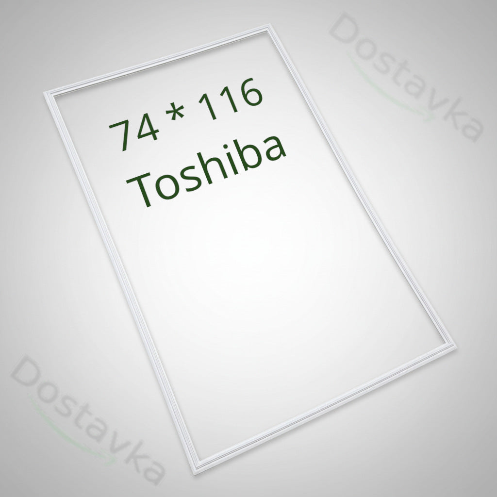 Уплотнение (74 * 116) двери холодильника Toshiba GR-YG74RDA