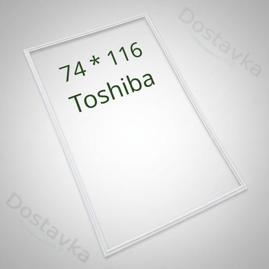 Уплотнение (74 * 116) двери холодильника Toshiba GR-YG74RDA