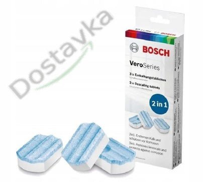 Таблетки от накипи TCZ8002 (3шт.) для кофемашин Vero/EQ Bosch