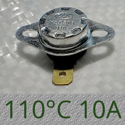 KSD 301 Міні термостат 110°C 10A