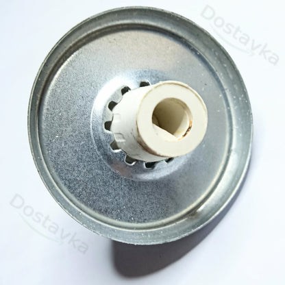 Ручка газовой плиты Карпаты Ardo h51 d53 белая с керамическим валом