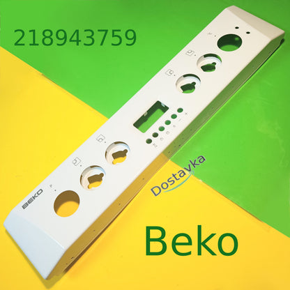 Передня панель 218943759 для газової плити Beko