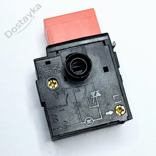 Кнопка-вимикач FA2-6/1BEK перфоратора Зеніт ЗПП-1000/ЗПП-1400 Профі (клавіша 20*11)