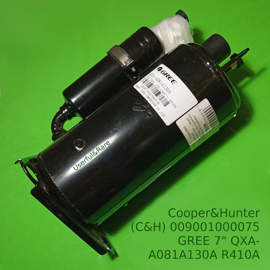 Компресор для кондиціонера Cooper&Hunter (C&H) 009001000075 GREE 7" QXA-A081A130A R410A 220-240V