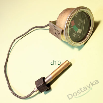 Термометр металлический тракторный (для старых котлов АОГВ) 0-120°C