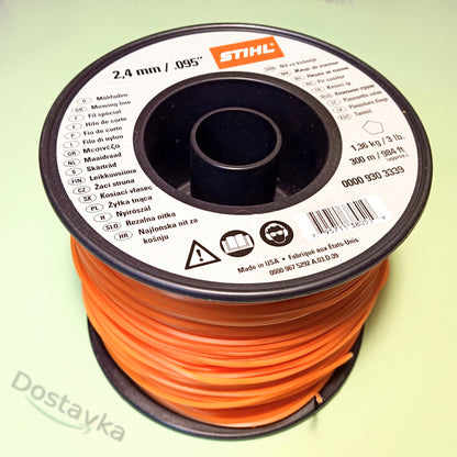 Професійна косильна струна волосінь Sthil 2.4mm/.095"