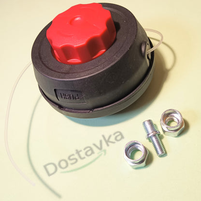 Косильная головка h37mm для триммера на левую внутреннюю резьбу 8, 10, 12 или болт (8 или 10)