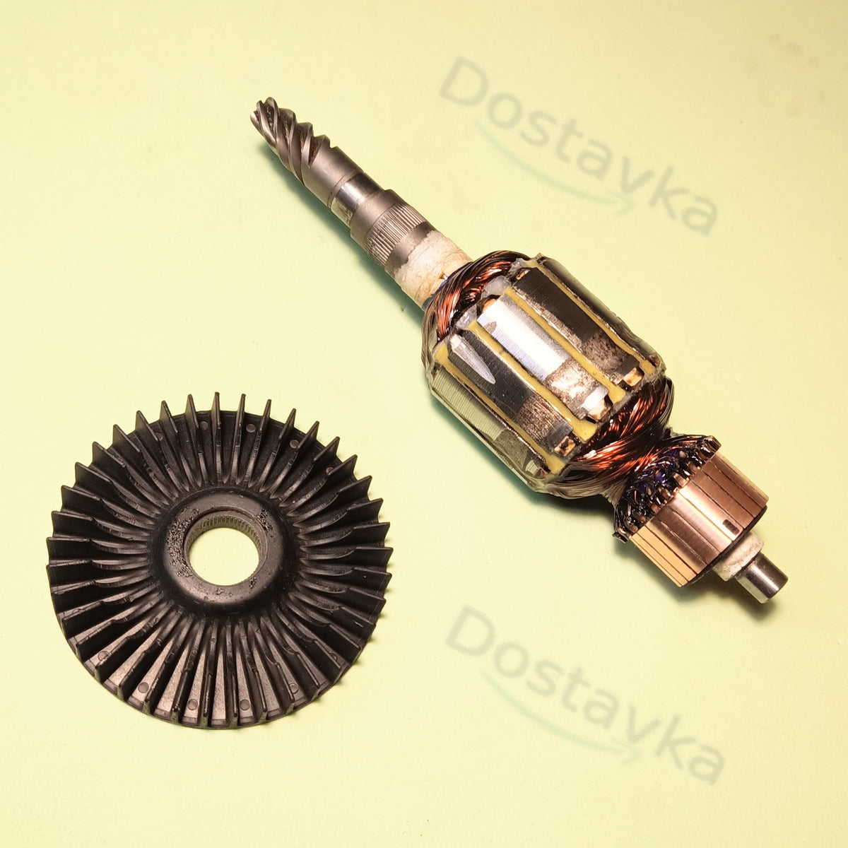 Якорь сабельной пилы Makita JR3050T (L1-162, L2-117, L3-30, D1-41, D2-26, D3-12, D4-8, зубов 5)