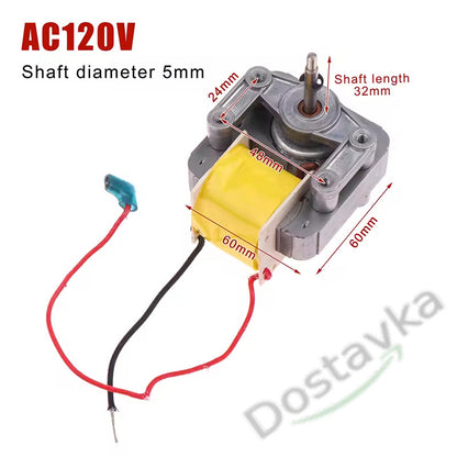 Электродвигатель ZL-YJF6016C 15/18 Вт обдува аэрогриля/ духовки