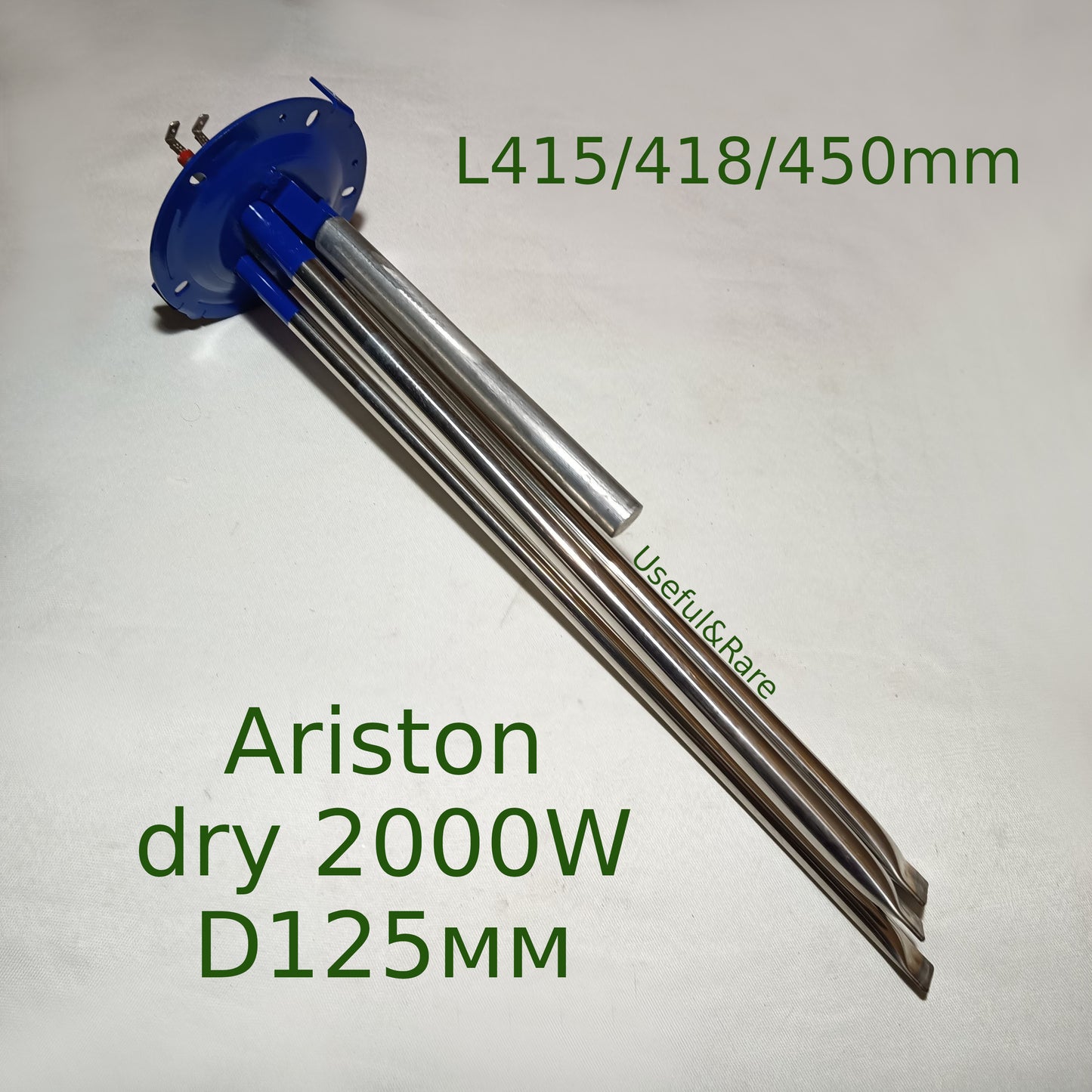 Ariston boiler flange assembly (heating elements, anode, gasket)