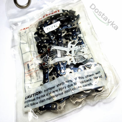 Цепь 57 звеньев, 28 зубов, шаг 3/8 1.3мм на электропилу Темп, Craft-Tec