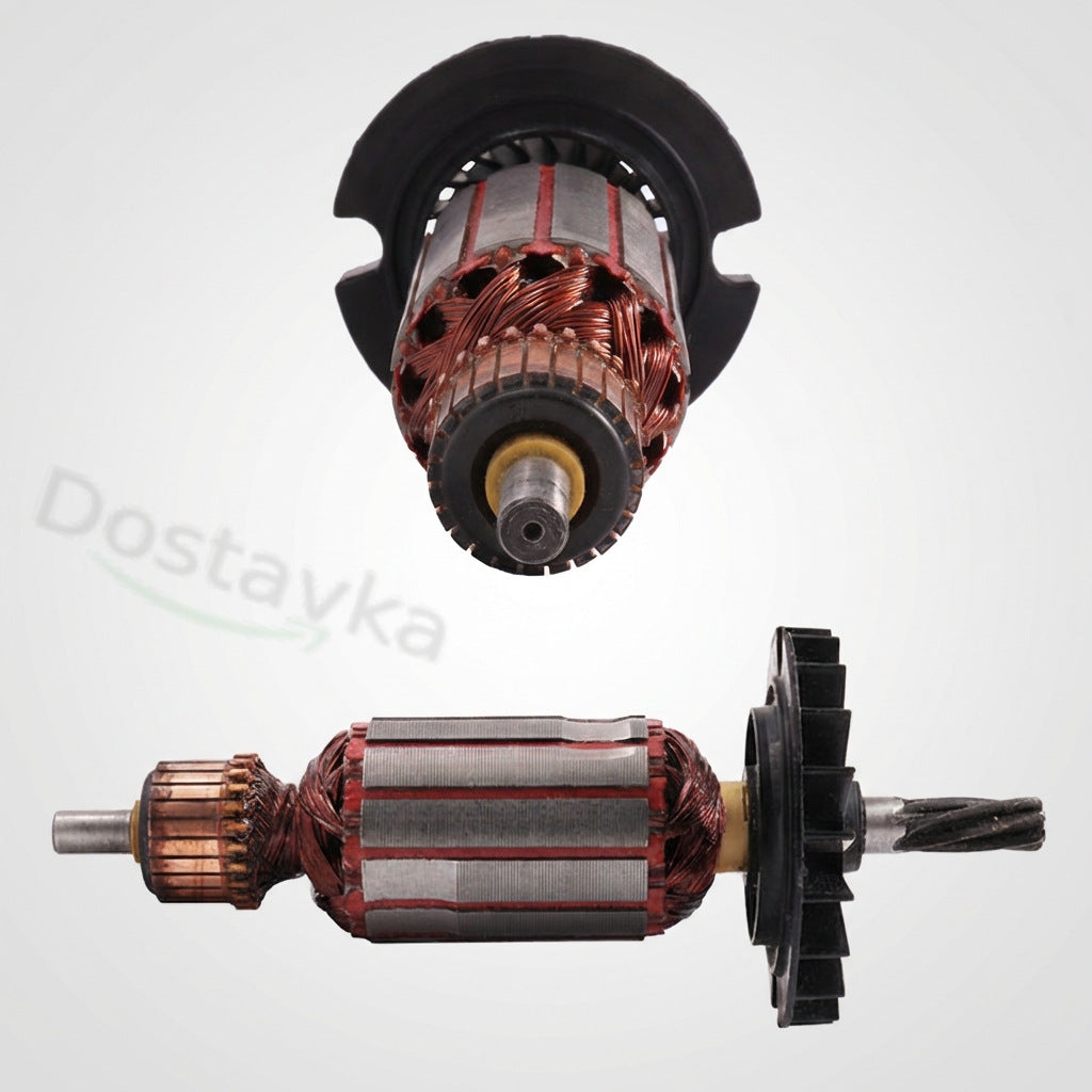 6-зубов якорь L153-112-42, D35-23-9-7, Т6 перфоратора Bosch GBH 2-26 (червяк 8.5 мм)