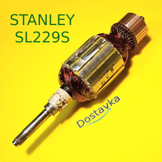 Ремонт якоря L201-45 D54-30-10-8 болгарки STANLEY SL229S резьба 9