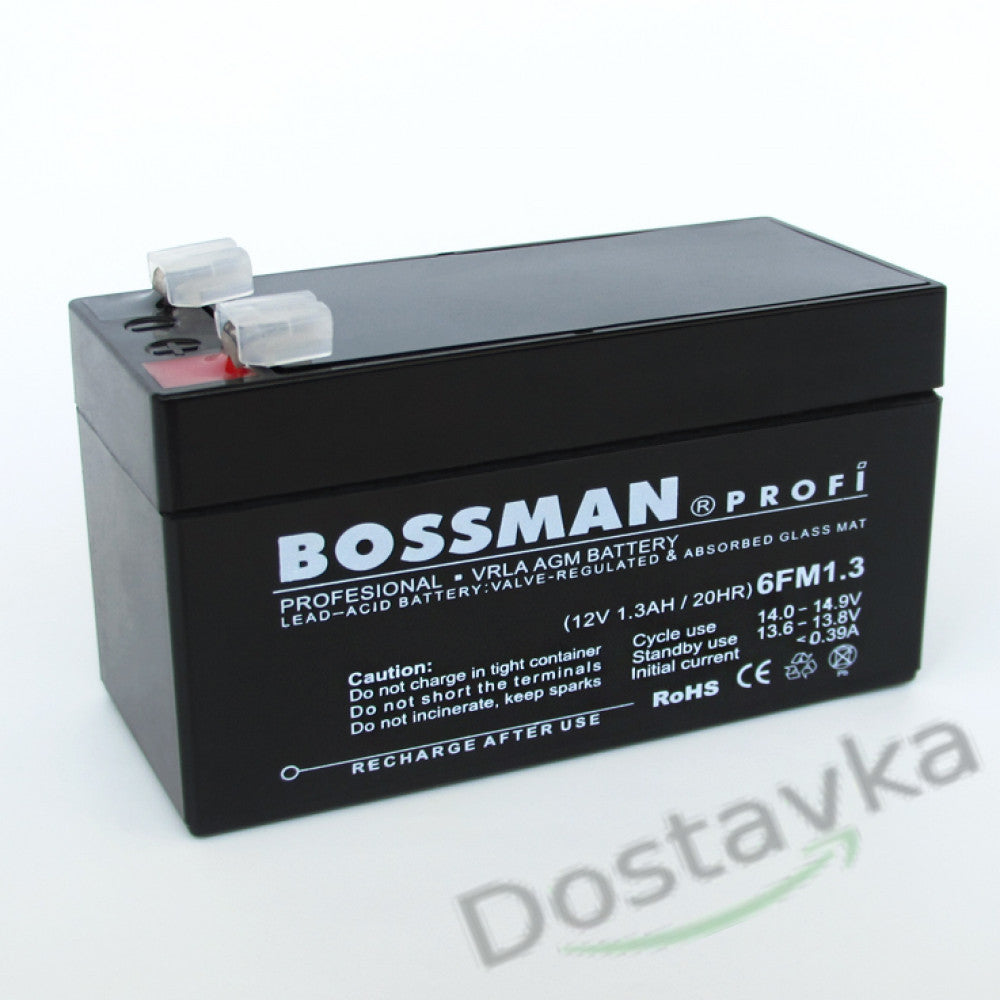 Портативный аккумулятор ACM LPM/ Bossman 12 V 1.3Ah для бесперебойника