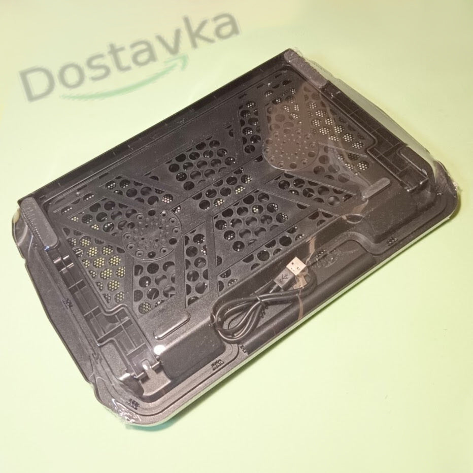 Охлаждающая Подставка кулер для ноутбука H9 (2 USB порта + 6 вентиляторов)