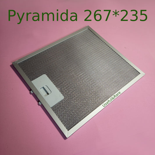 Фільтр антижировий 235x267x9mm (під засувки) для витяжки Pyramida