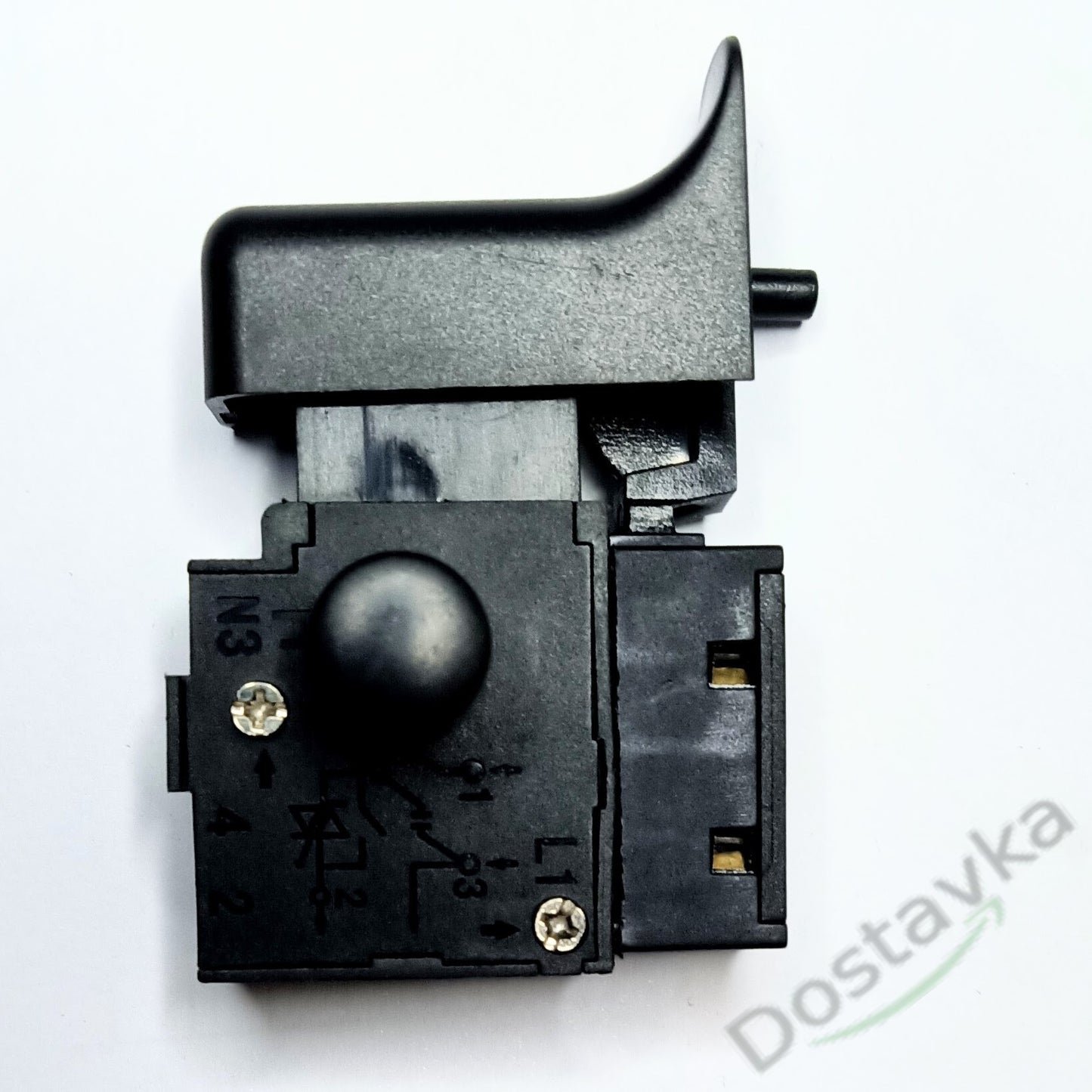 Кнопка FA2-6/1BEK 6A~250V~5E4 електродриля Тайга 900, МЗПО ДЕ-10-650 (17*38, без швидкості)