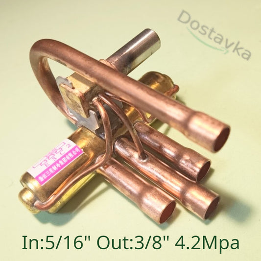 4-х ходовой Клапан DHF-5/DSF-4 (соленоїд) 8mm/10mm для кондиционера