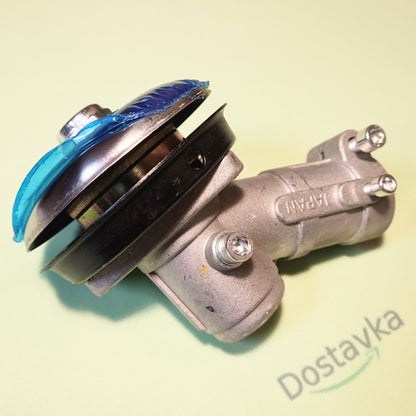 Нижній кутовий редуктор бензо електрокоси під трубу 26 та привідний вал квадрат 5*5 мм