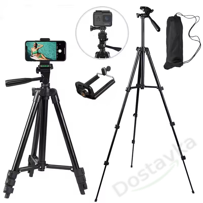 Штатив 3120 (34-102 см, Bluetooth-кнопка, чохол) для телефону і камери