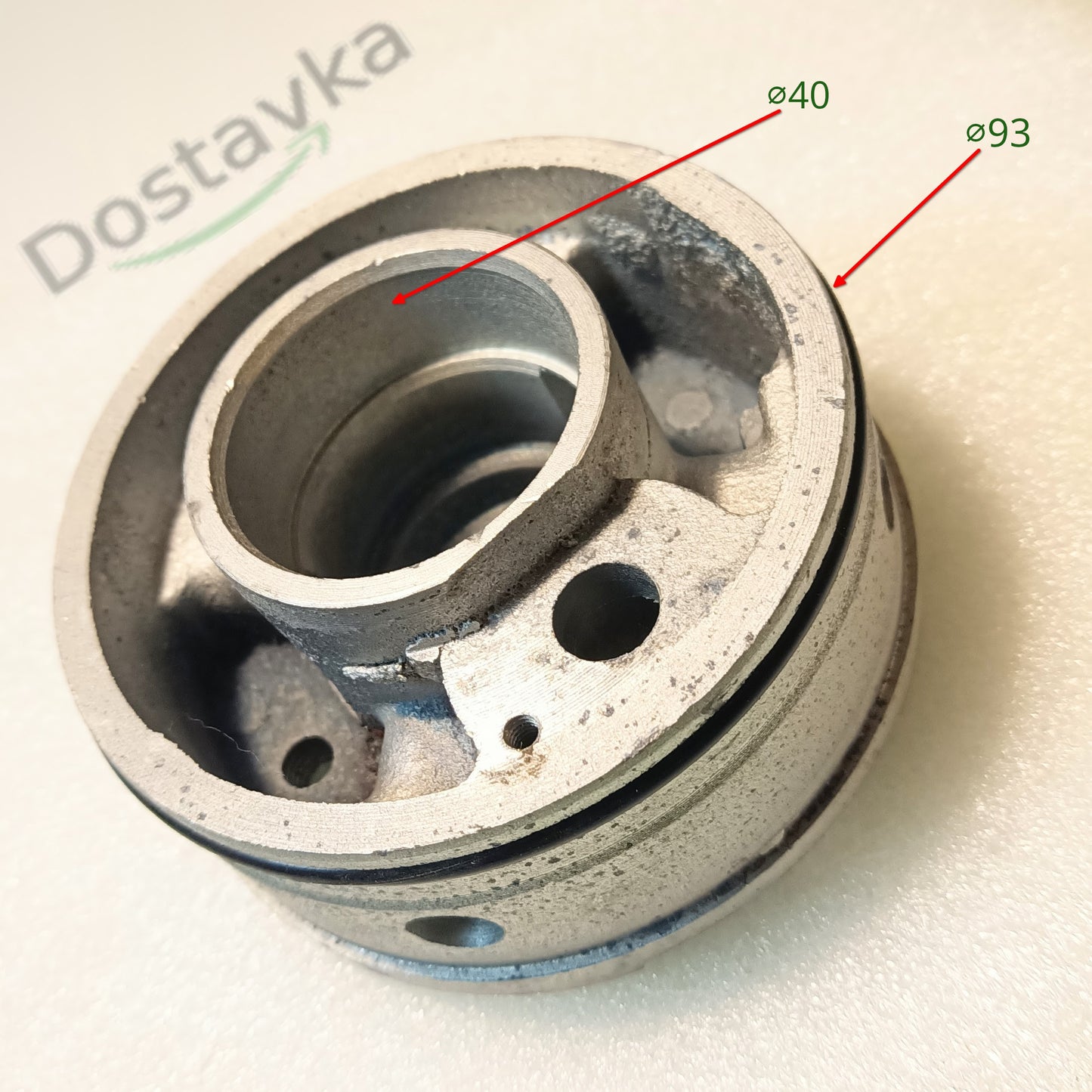 Щит фланцевый для погружного насоса Sprut 4SKm100 (Ø96*53,5*Ø40) (планка прижимная) (с 2012) (чугун) NPO (A17)