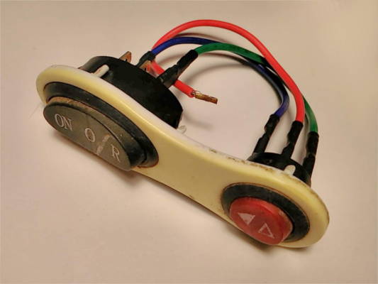 Узел управления электромясорубкой на 6+3 контактов